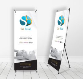 Réalisation d'un X-Banner - Institut de Beauté & Spa X-Banner