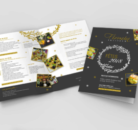 Dépliant Menu Noël Traiteur Dépliant Menu Noël Traiteur