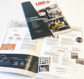 Création graphique et réalisation d'une brochure Brochure LMG