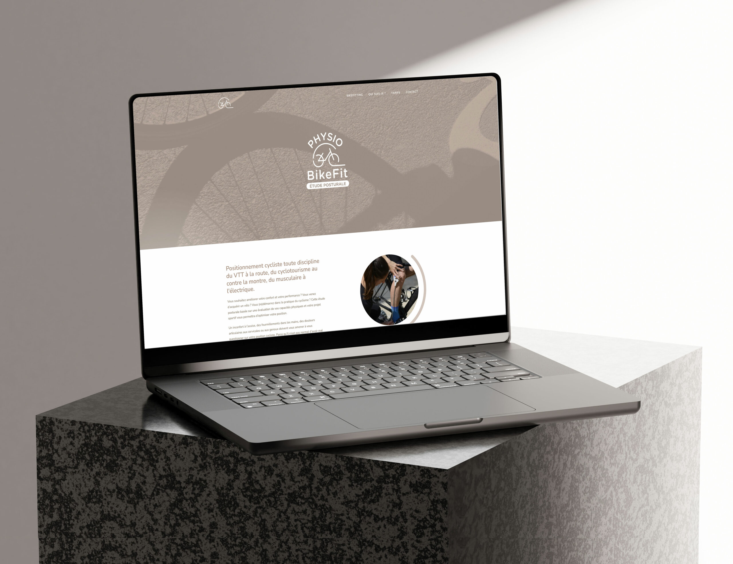 Physiobike • Site internet Onepage