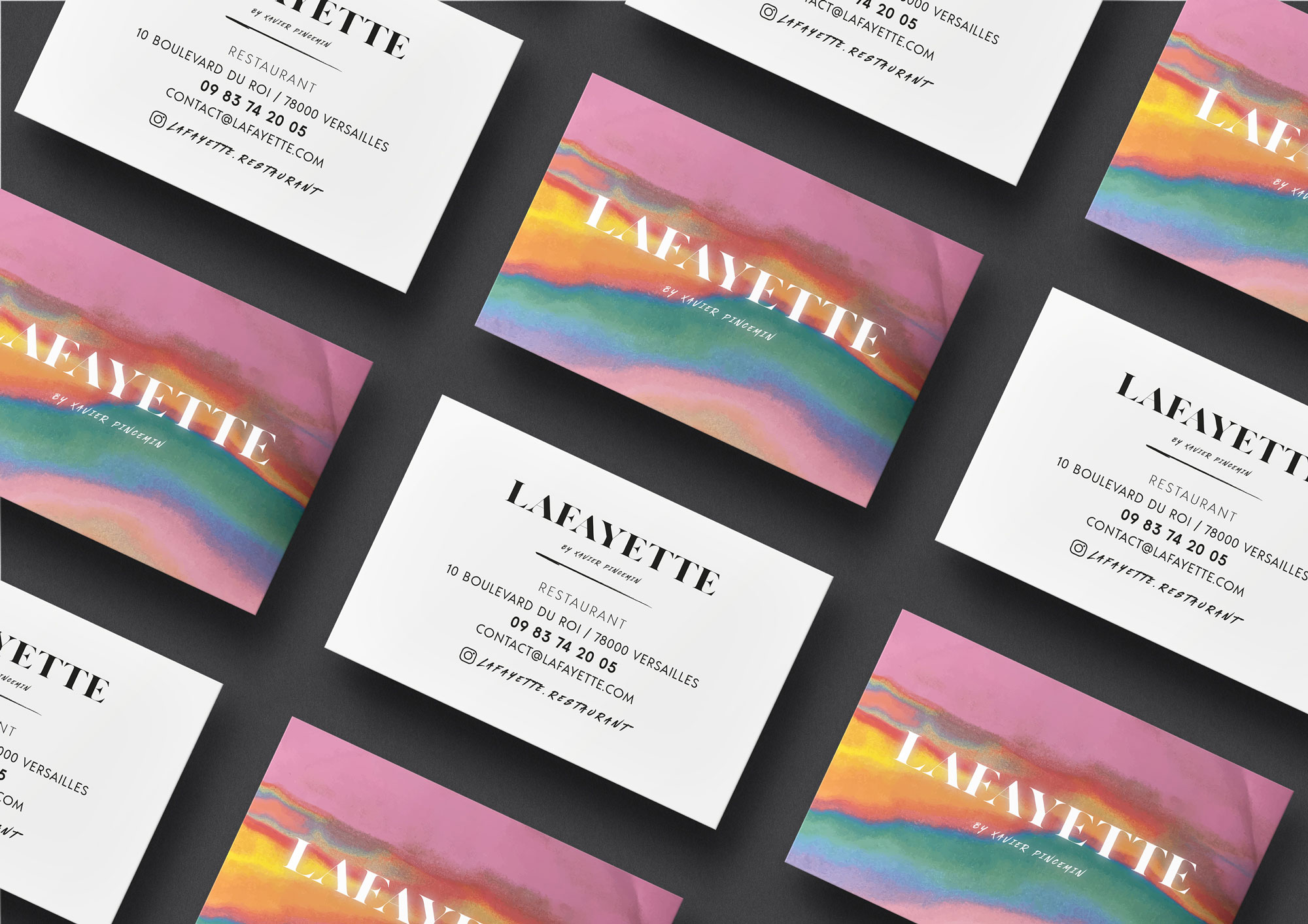 Restaurant LAFAYETTE • Cartes de visite